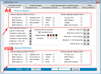 Program facturare - ecran Configurare - Personalizare Factura niciun cmp opional vizibil