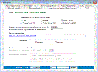 Ecran configurare lucru in retea - sincronizare manuala