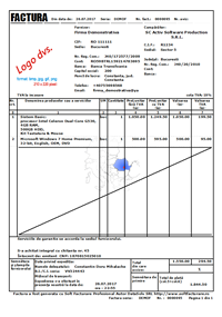 Program facturare - sigl / fundal factura business