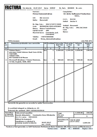 Program facturare - model factur A4 n format business