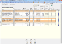 Program facturare - ecran pentru introducerea contractelor