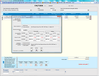 Program facturare - ecran pentru introducere facturi cu discount