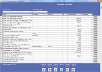 Program facturare - ecran evidenta produse