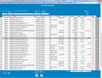 Program facturare - ecran lista facturi emise