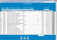 Program facturare - ecran situatie incasari