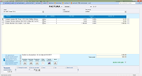 Program facturare Profesional - Ecran factura fara TVA