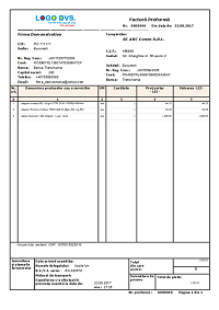 Program facturare Profesional - Print proforma fara TVA