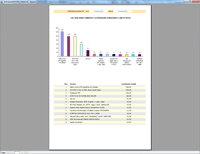 Program facturare - raport managerial Top 10 produse (Cantitativ)